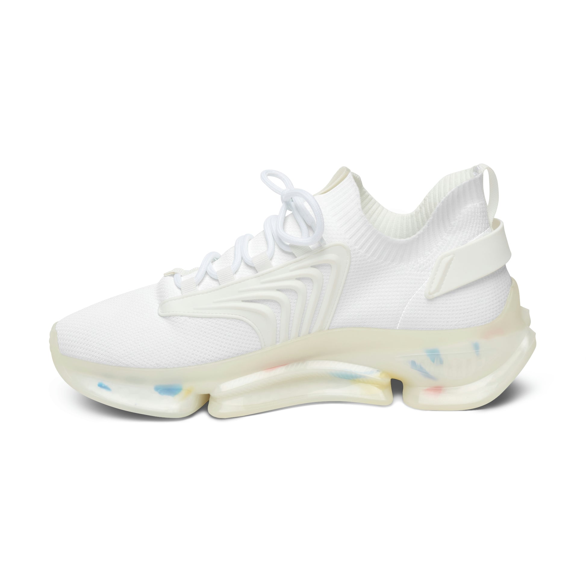 Nak Women's White Mesh Sneakers