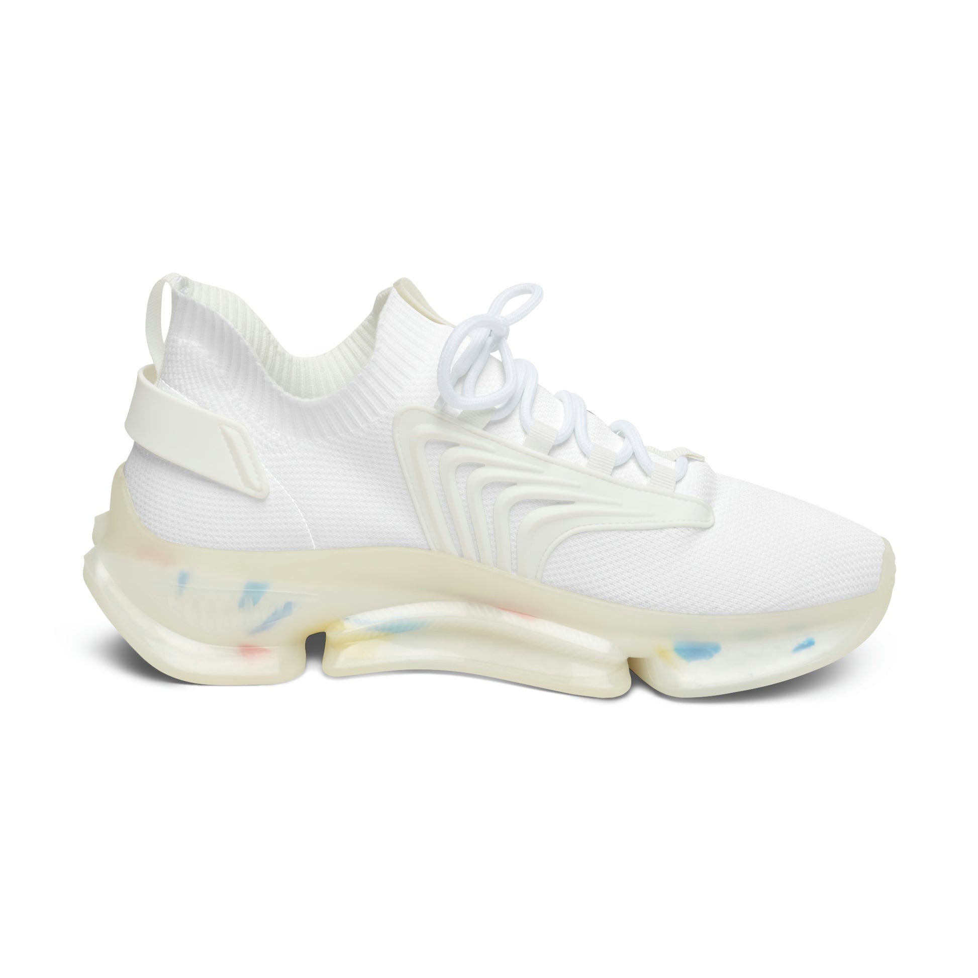 Nak Women's White Mesh Sneakers