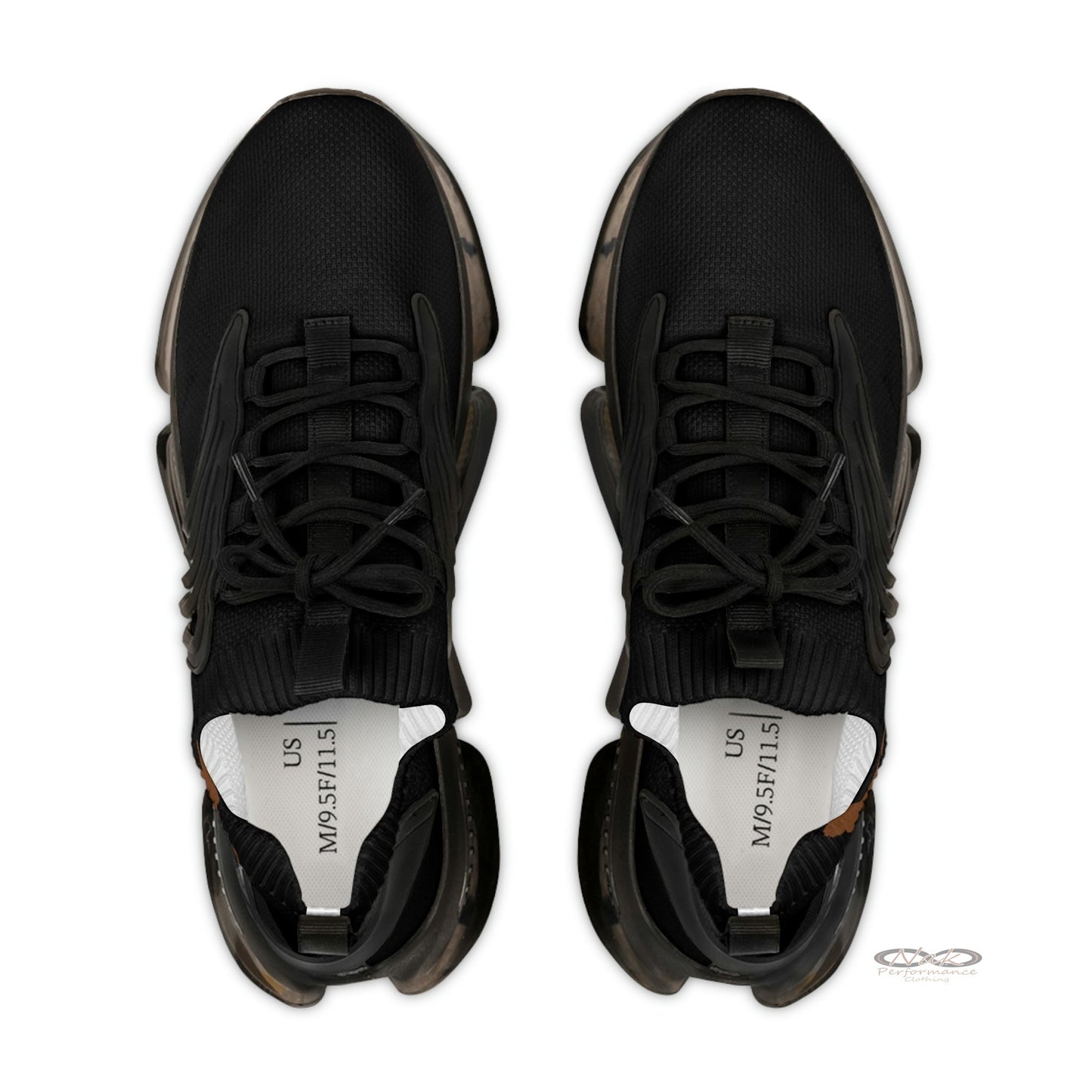 Nak Men's Black Mesh Sneakers