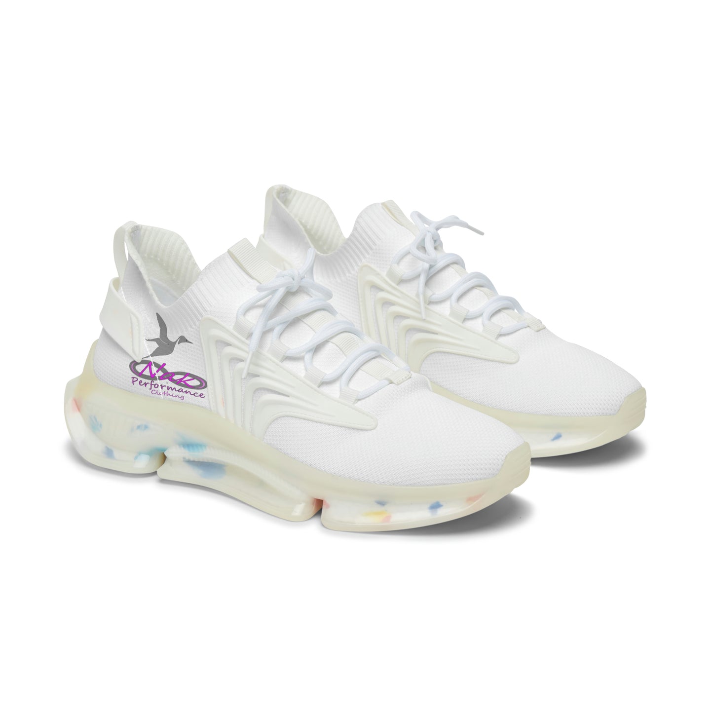 Nak Women's White Mesh Sneakers