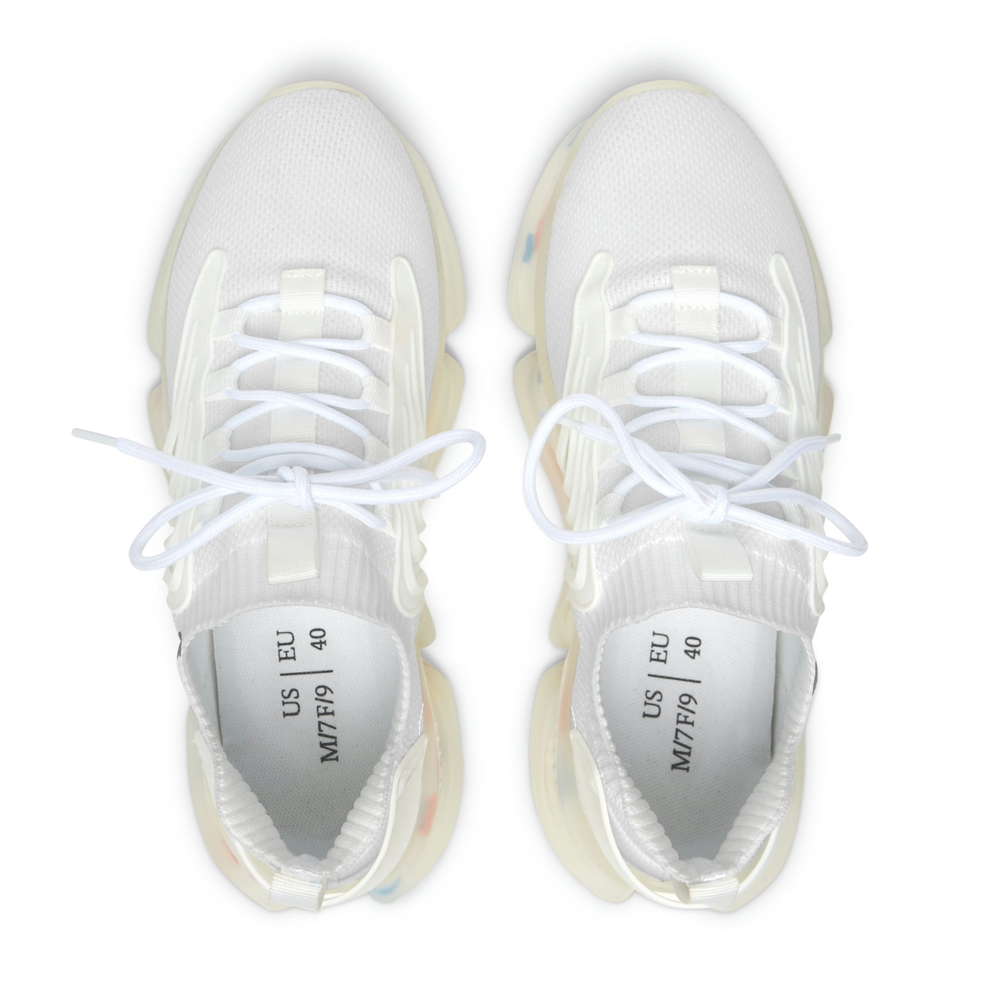 Nak Women's White Mesh Sneakers