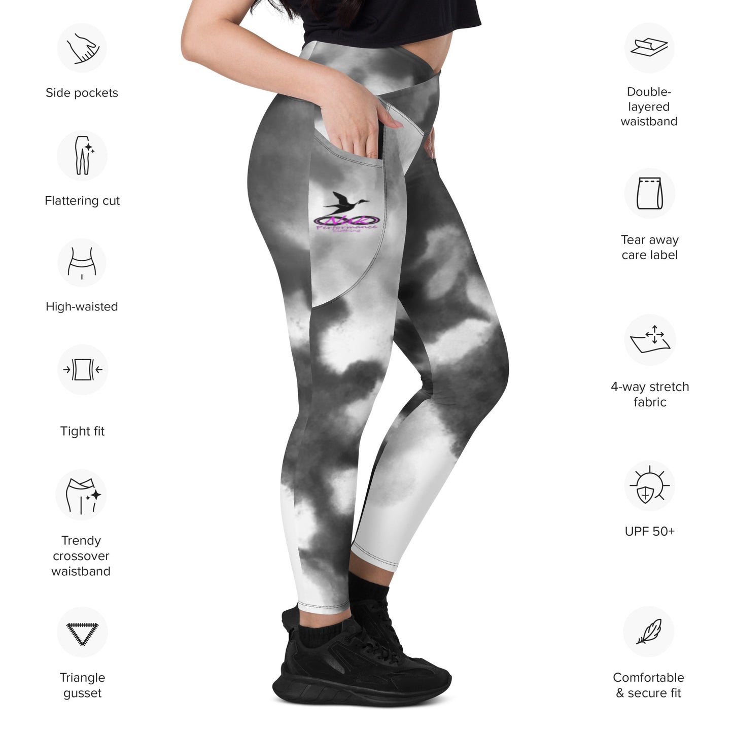 Crossover Nak leggings with Pockets