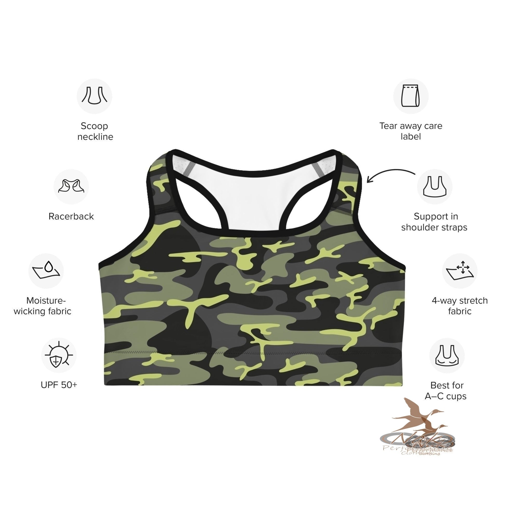 Nak Camo Sports Bra