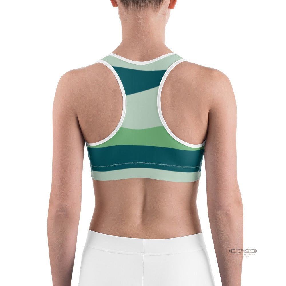 Nak Green Wave Sports Bra