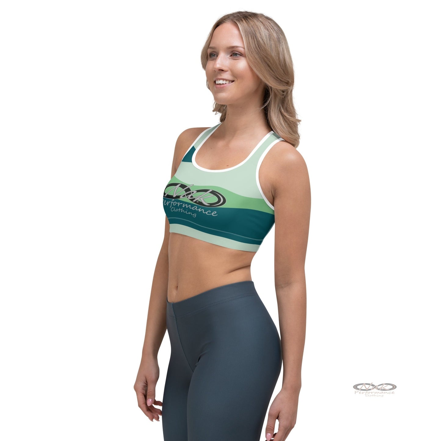 Nak Green Wave Sports Bra