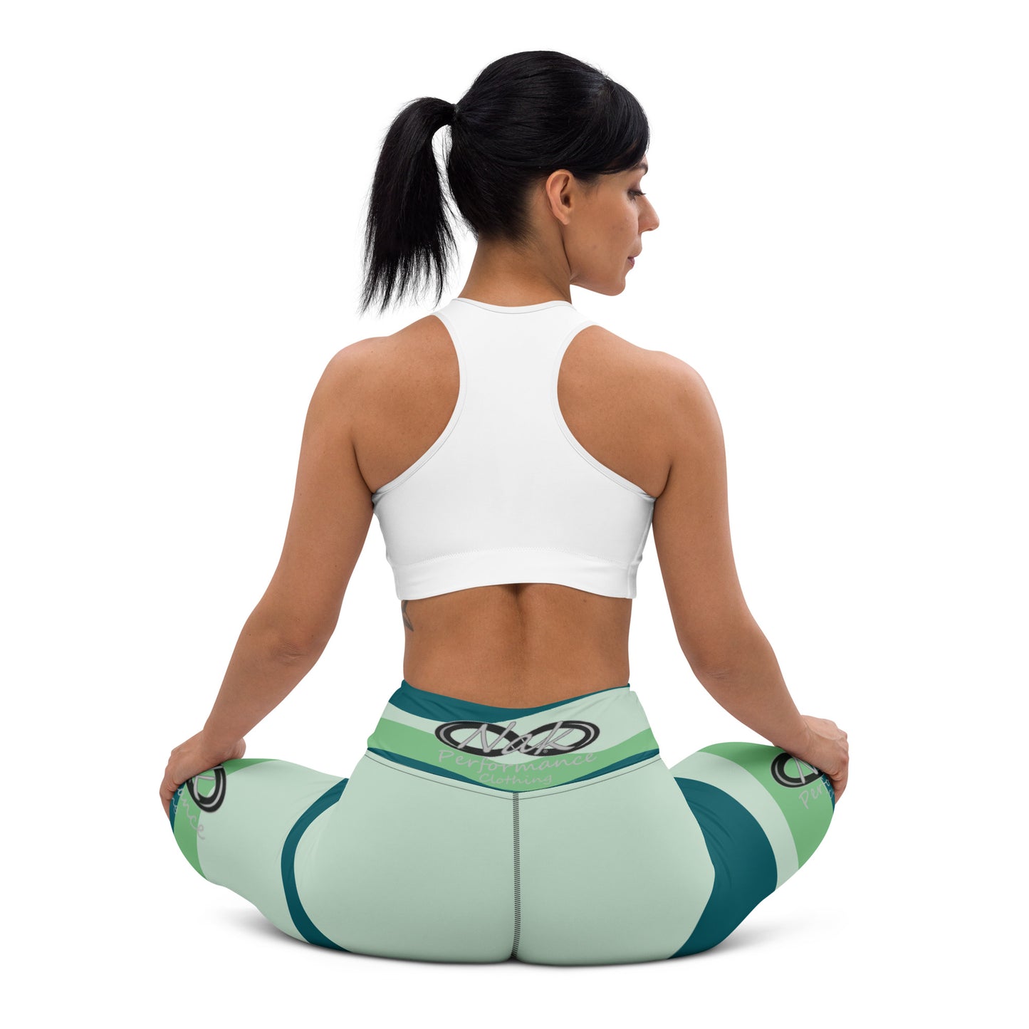 Nak Green Wave Yoga Leggings