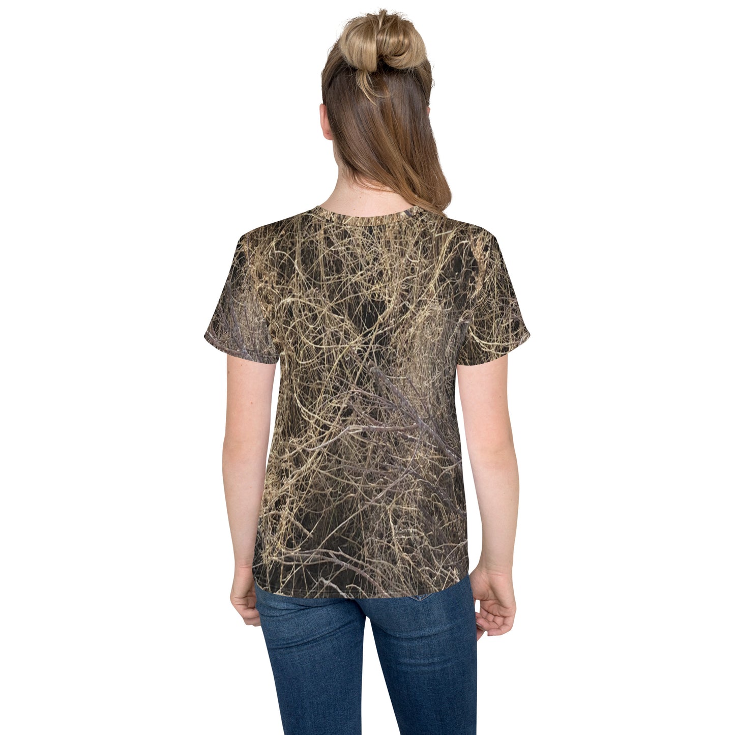 Nak Walker Camo Youth crew neck t-shirt