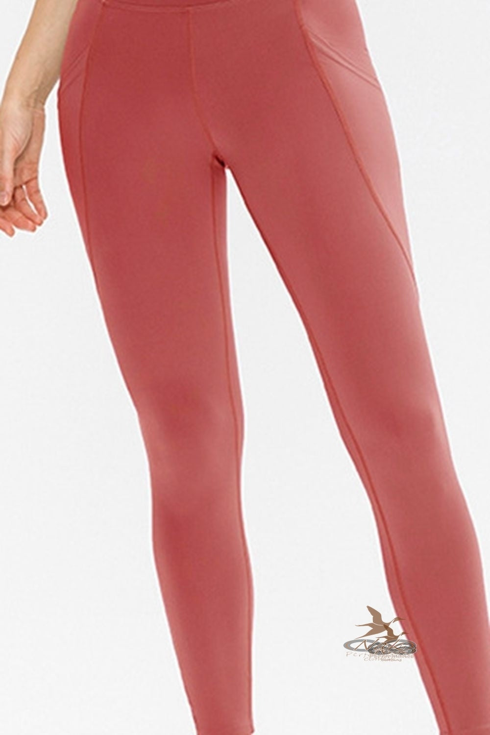 Slim Fit Long Active Leggings with Pockets