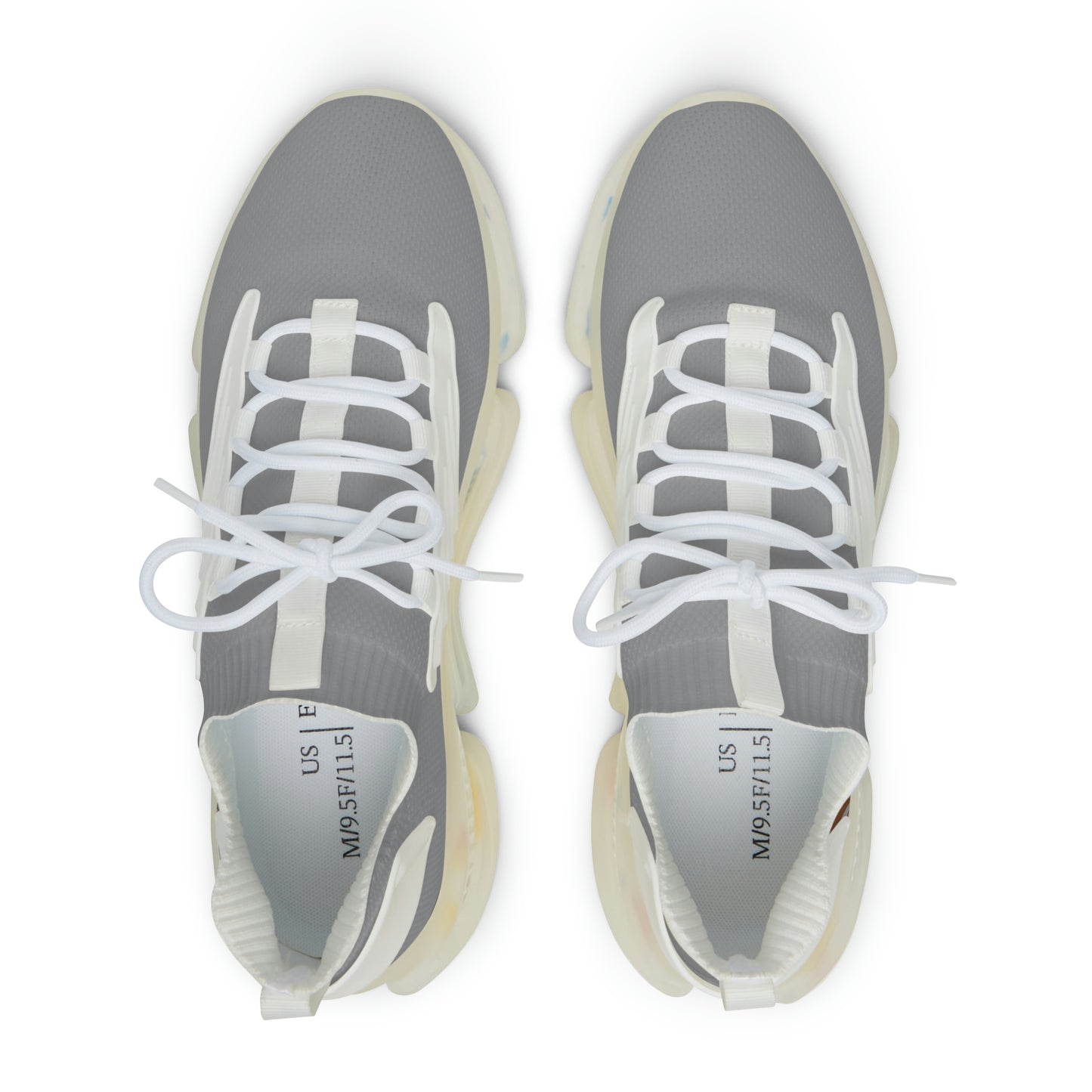 Nak Men's Grey Mesh Sneakers