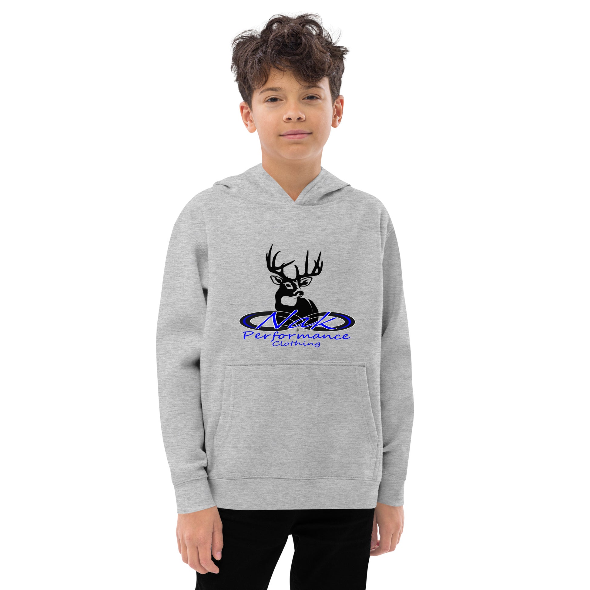 Nak Kids Blue Whitetail fleece hoodie