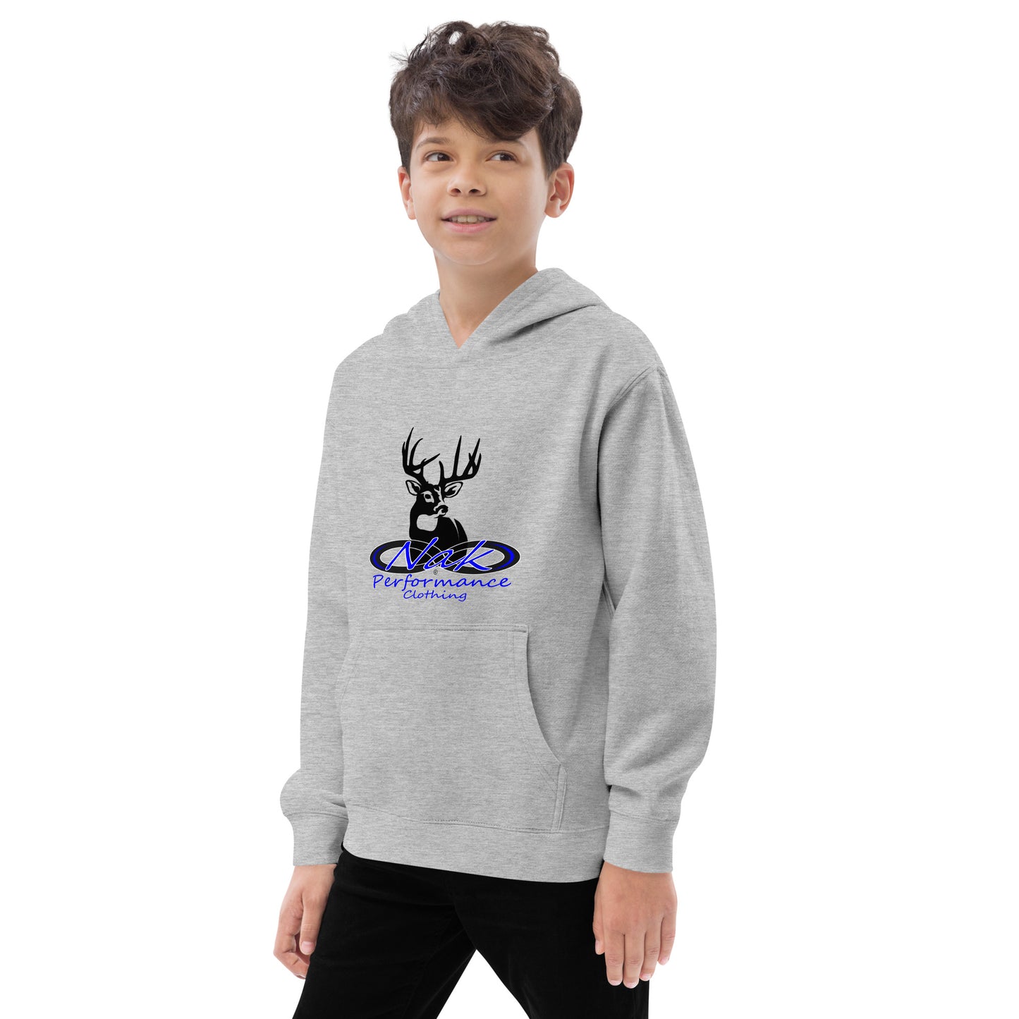 Nak Kids Blue Whitetail fleece hoodie