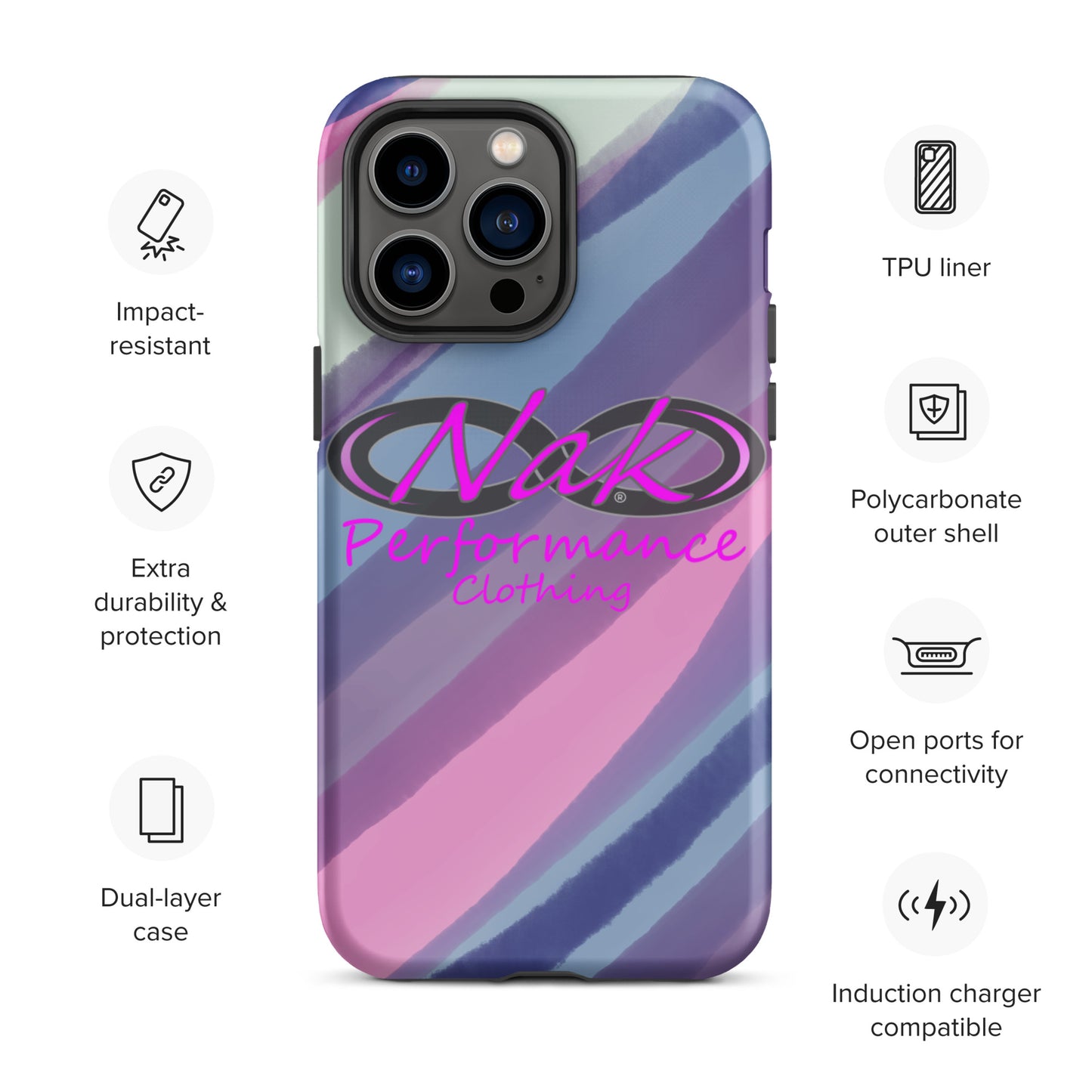 Nak Color wave Tough Case for iPhone®